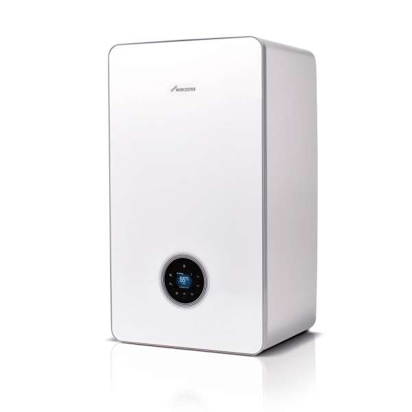 Worcester Bosch Greenstar 8000+ Life 36kW Combi Boiler installed in white gloss casing